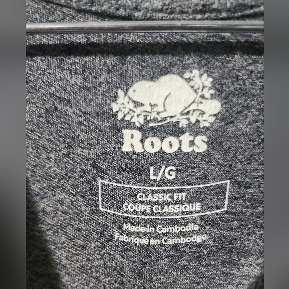 ​✨ Roots Canada Plaid Beaver Logo Graphic Tee - Size L ✨ - Picture 3 of 5